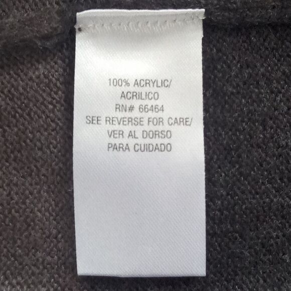 ❤️SALE! PRICE FINAL!❤Studio One New York Gray White Striped Sweater Dress Small - Picture 7 of 7